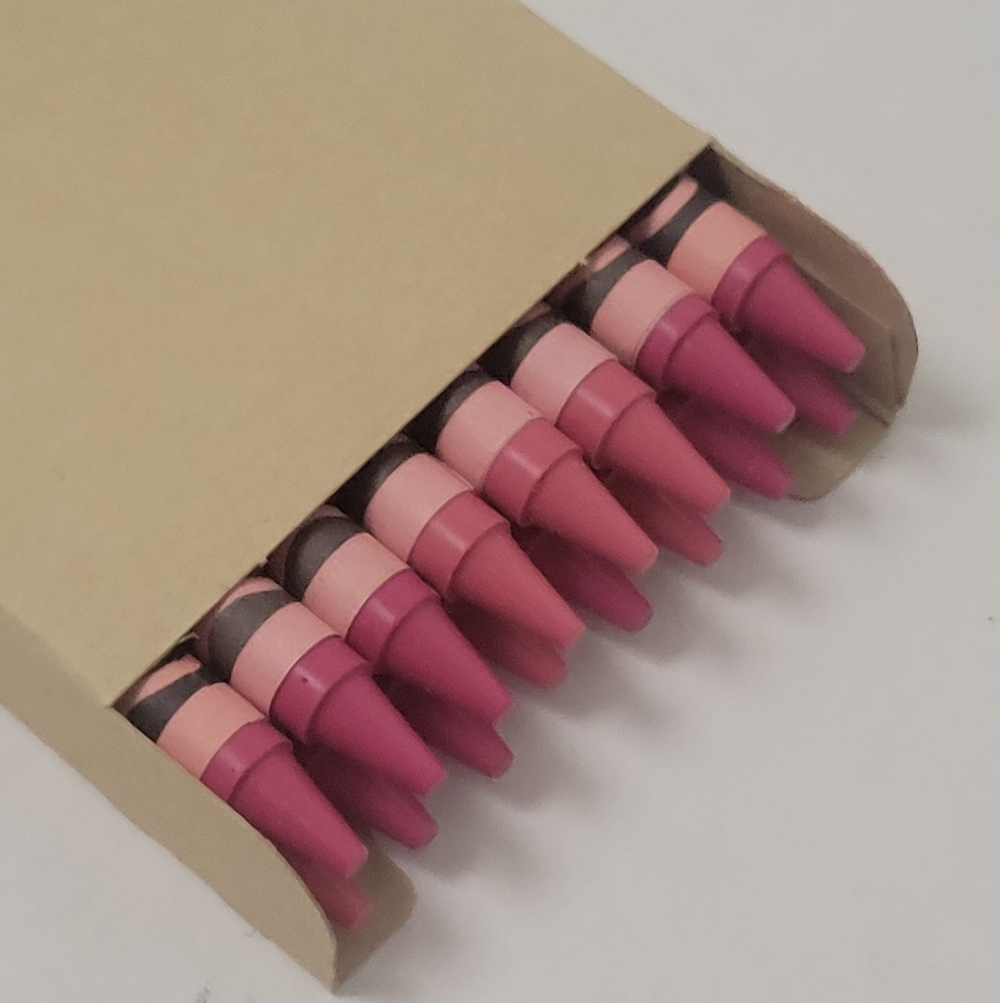 16ct Crayola Crayons (TickleMePink) Single Color Bulk Lot - Picture 2 of 3